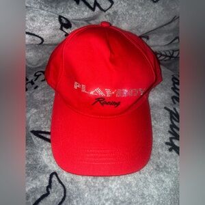 PLAYBOY Red Racing Bling Cap- NWT